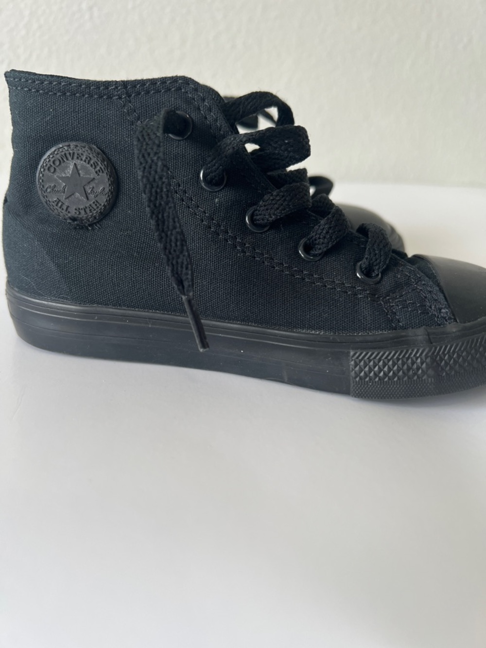 Converse Kids Black High-Top Sneakers